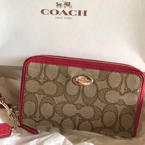 Coach clutch wallet